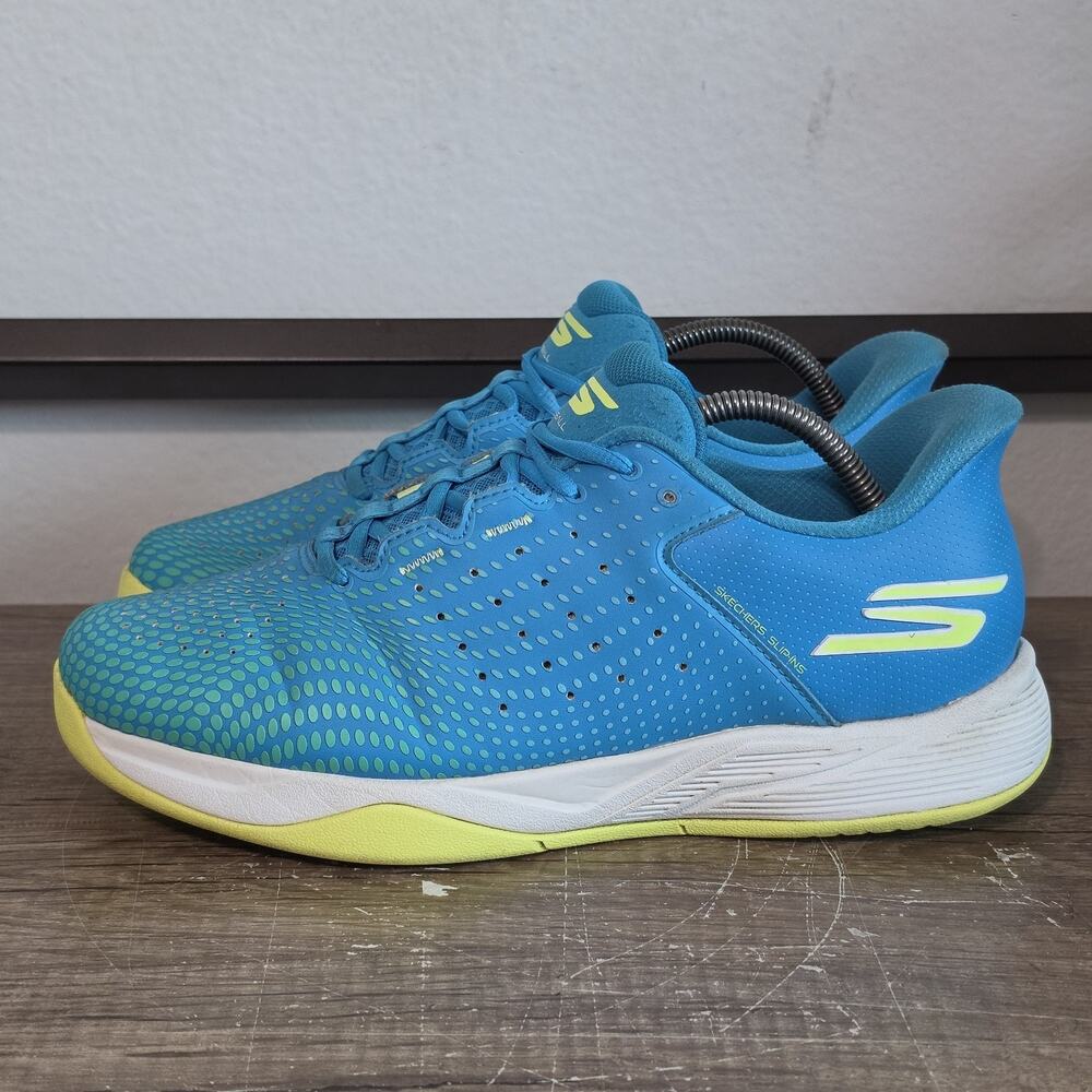 Skechers Slip-Ins Relaxed Fit Viper Court Reload Men's Pickleball Shoes Size 9.5